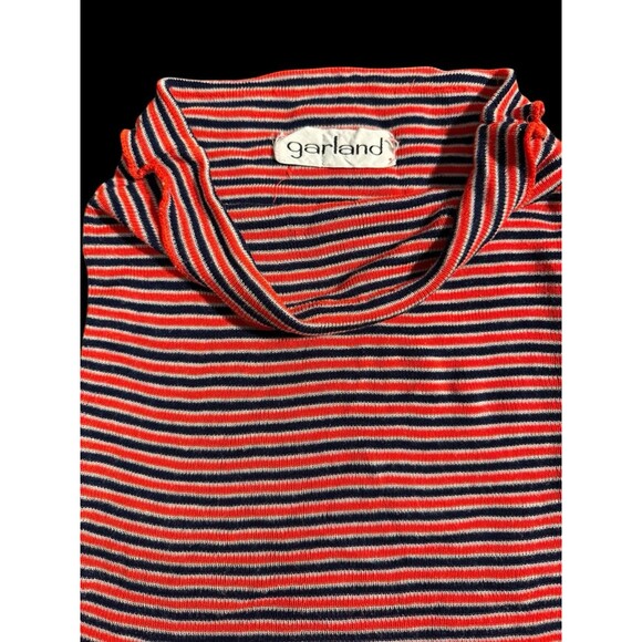 Vintage Garland Y2k Tube Top Striped Goth Grunge Sz S-M-L Girly Punk Strapless - Picture 4 of 8